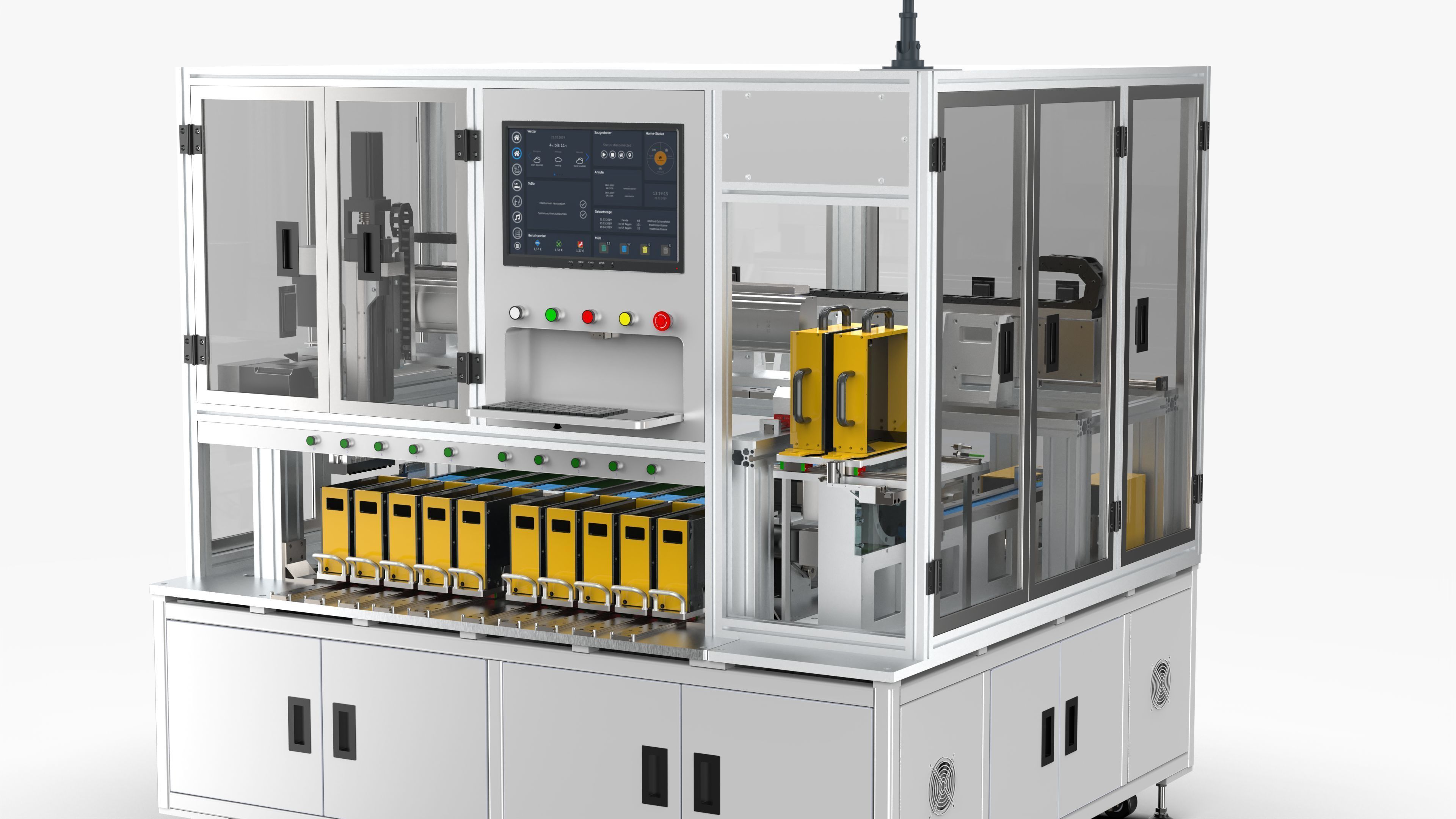 18650 Battery High Speed Sorting Machine 3D model_10