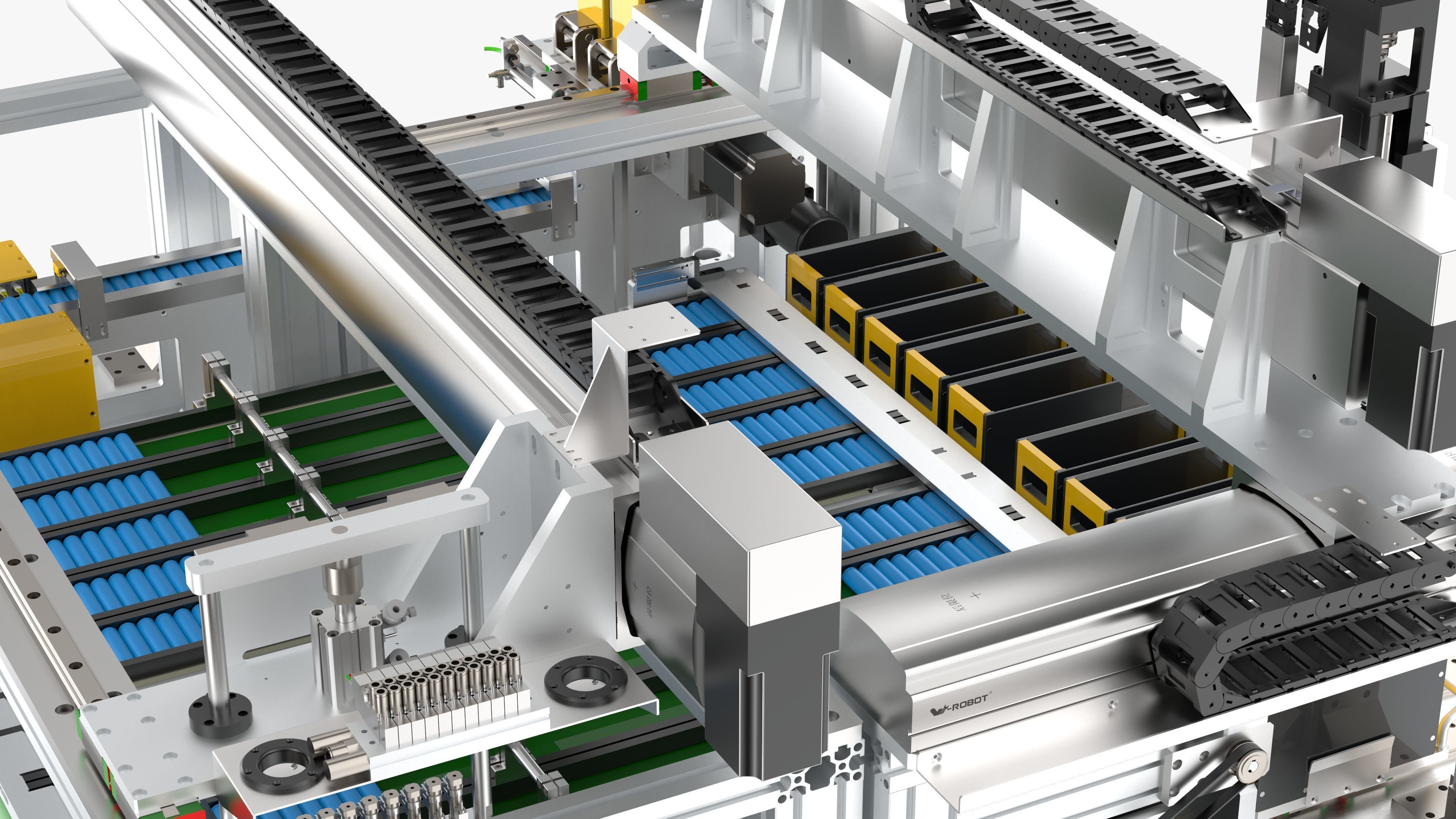 18650 Battery High Speed Sorting Machine 3D model_25