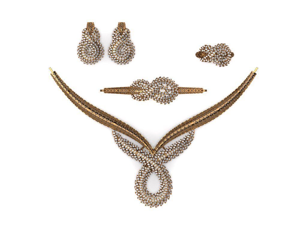 FULL SET OF JEWELERRY 20P 3D print model_5