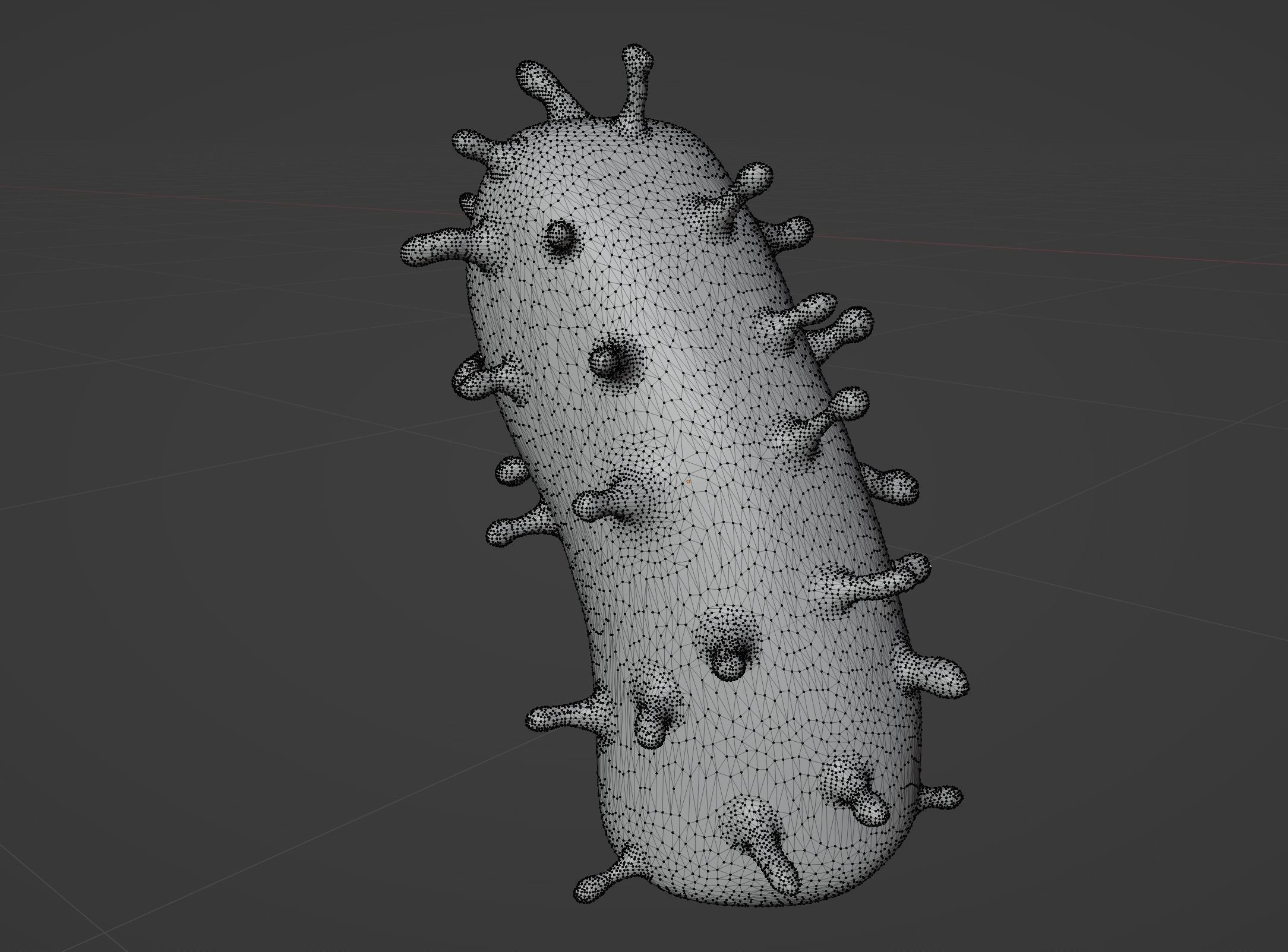 Rabies virus Microbe Organism 3D model_1