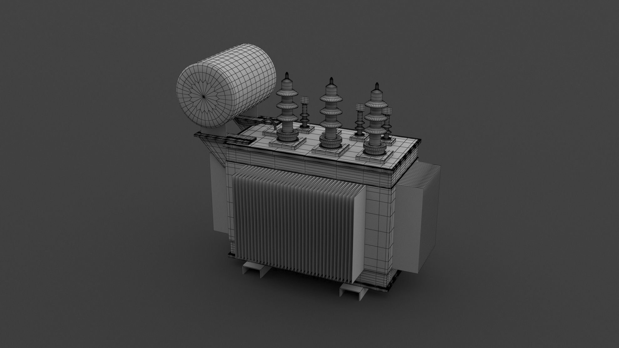 Electric Transformer 3D model_7