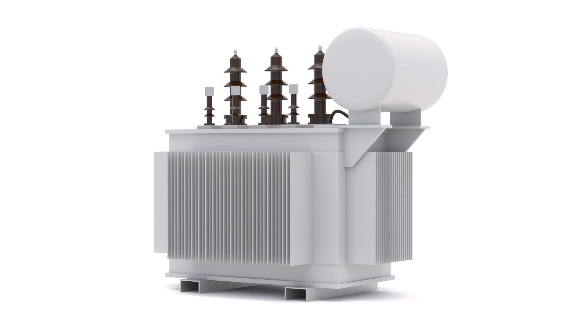 Electric Transformer 3D model_1