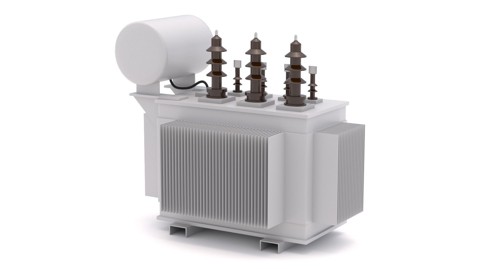 Electric Transformer 3D model_3