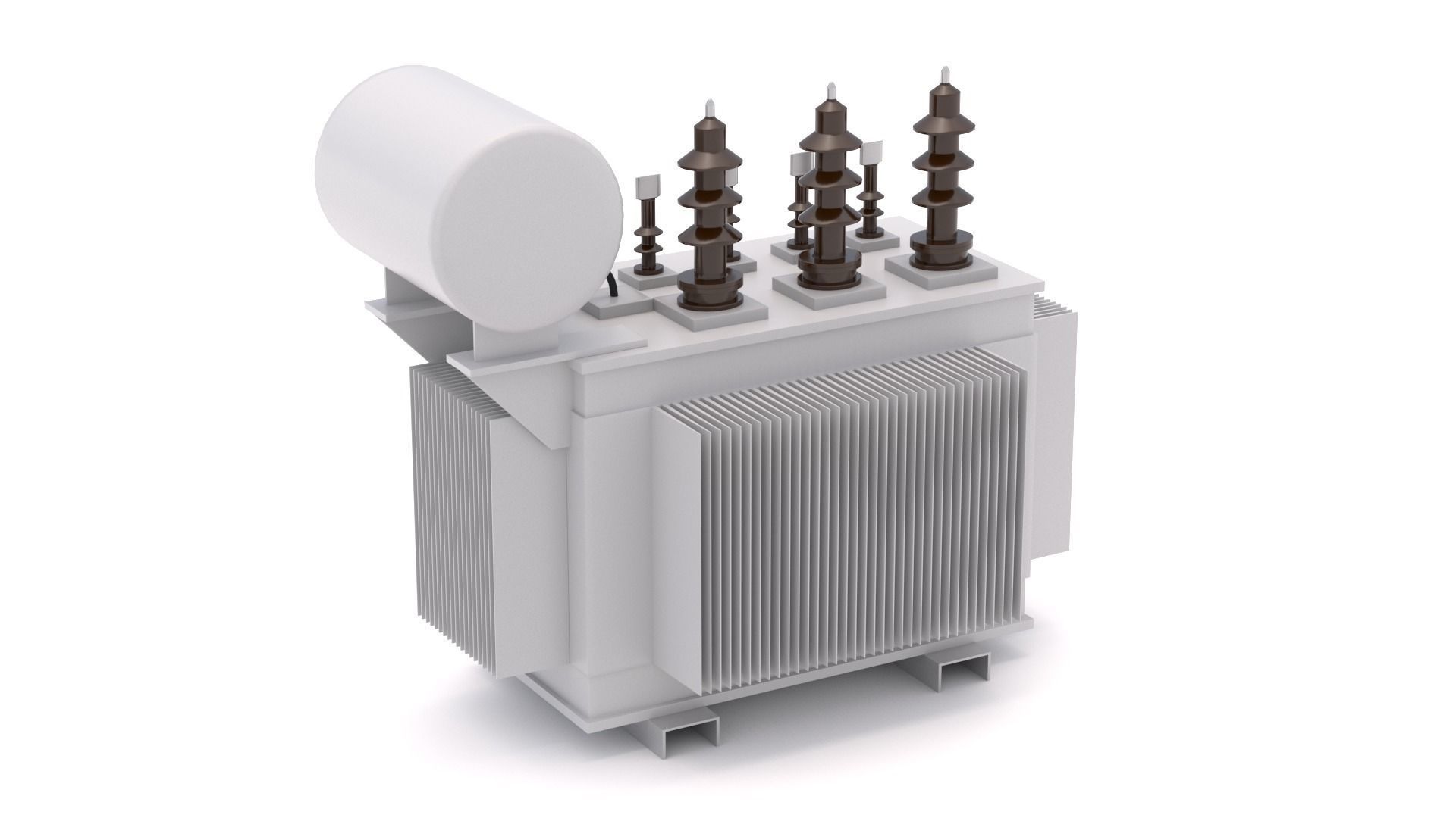 Electric Transformer 3D model_2
