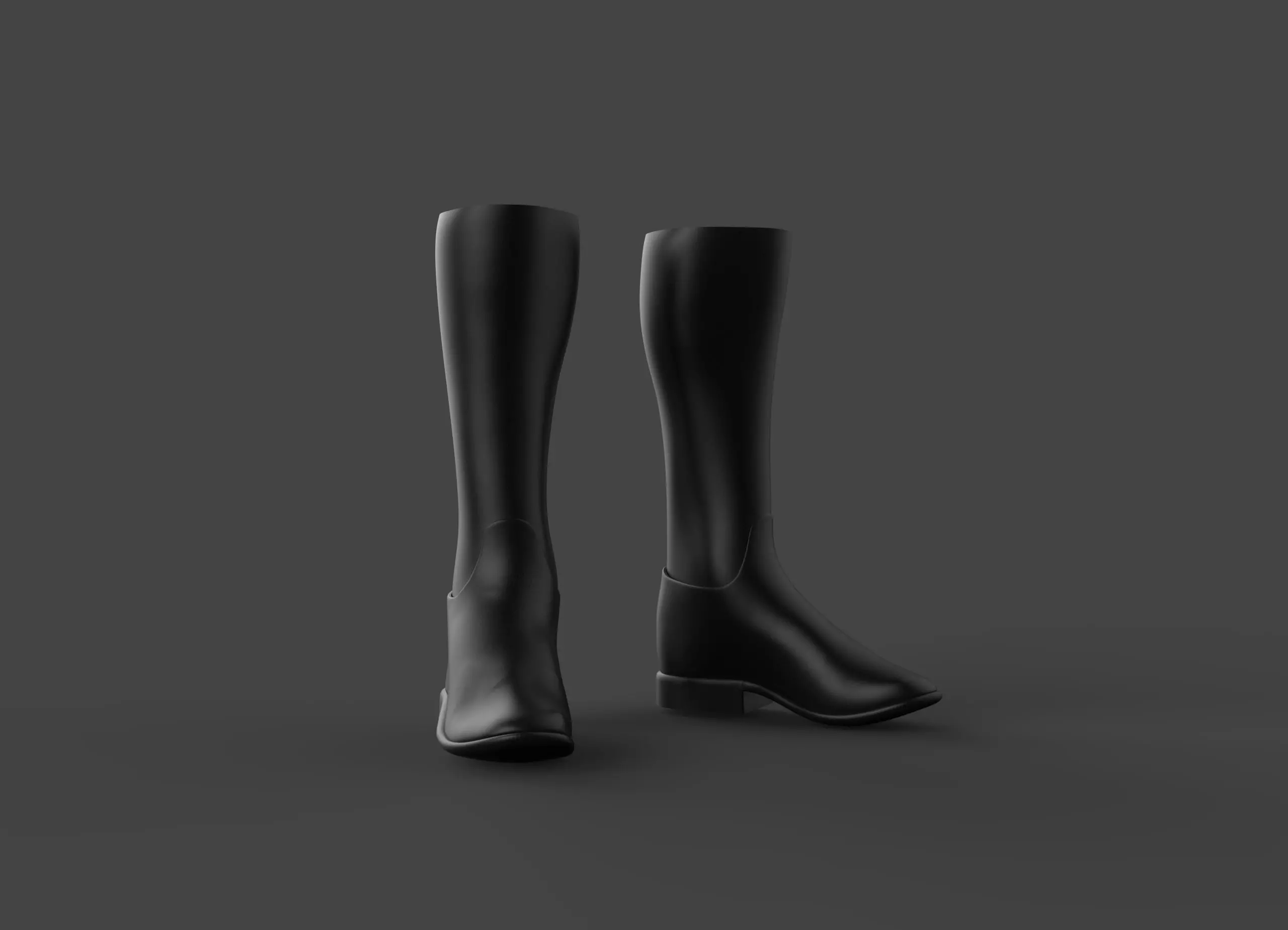 Large Leather Boots 3D print model