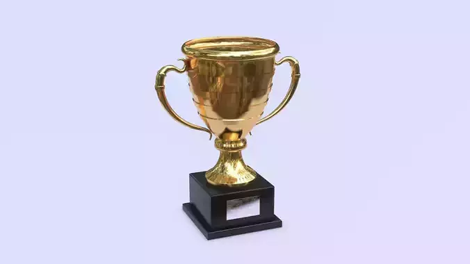 Trophy - Award - Sports - Game Ready  Low-poly 3D model