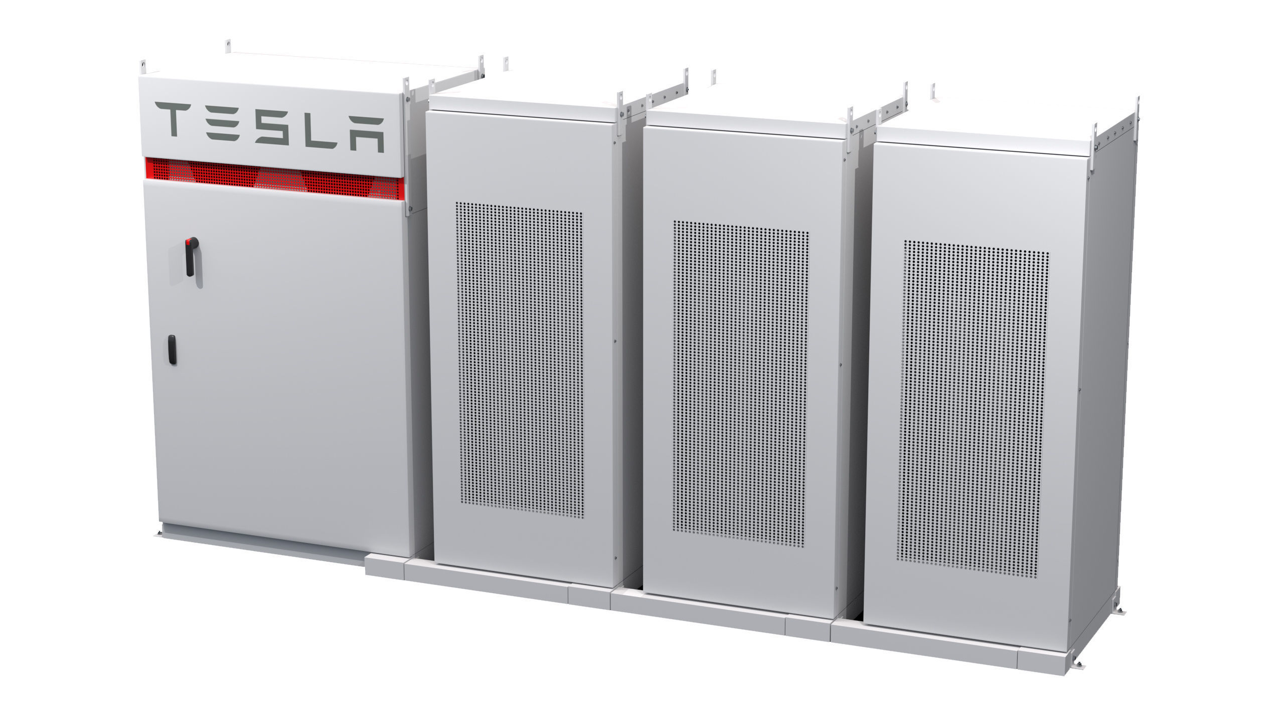 Tesla Storage System 3D model_2