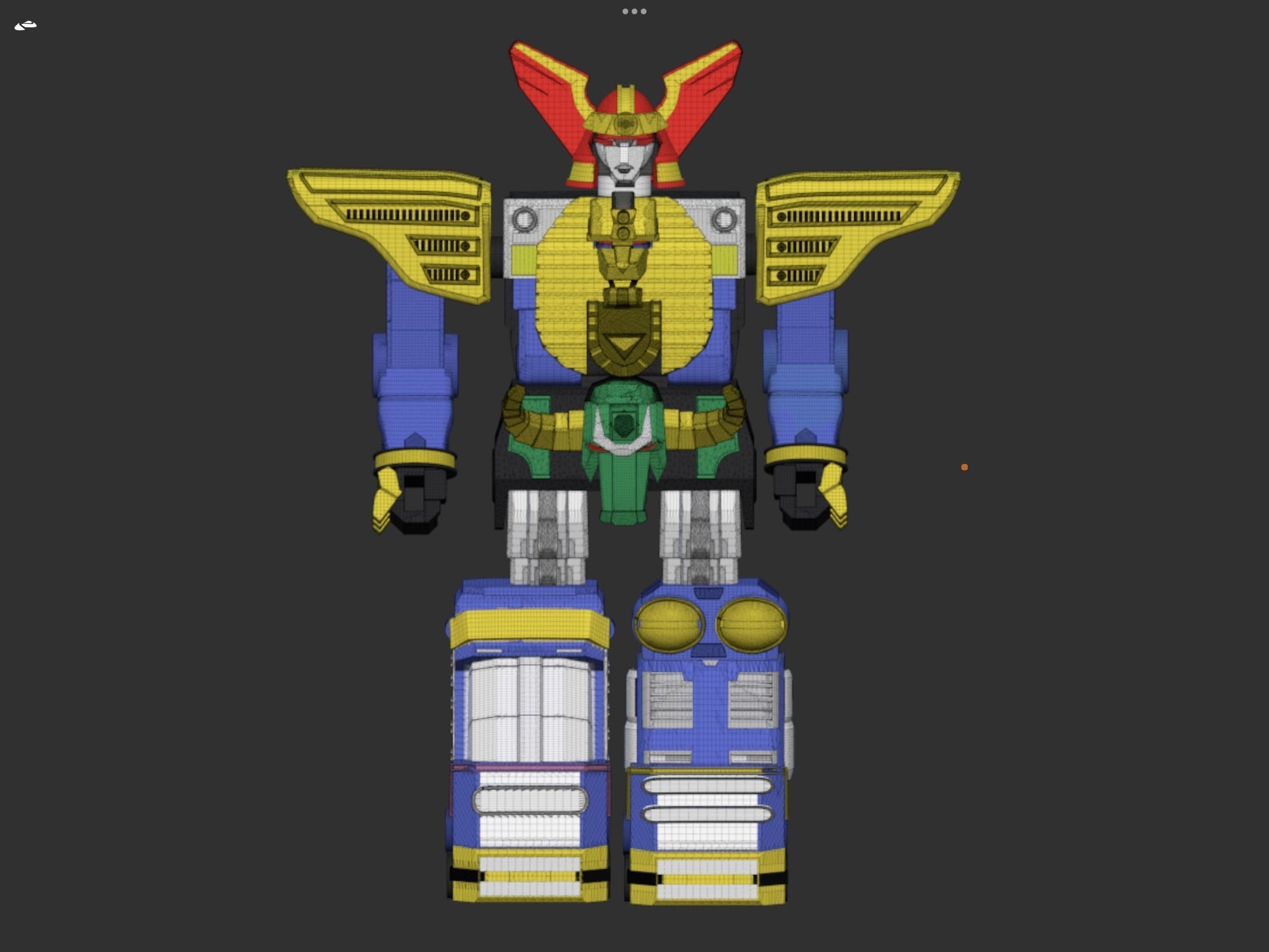 POWER RANGERS ZEO MEGAZORD 3D print model_4