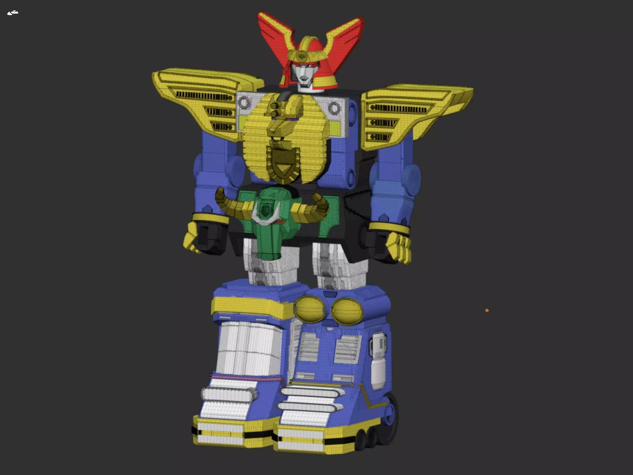POWER RANGERS ZEO MEGAZORD 3D print model_0