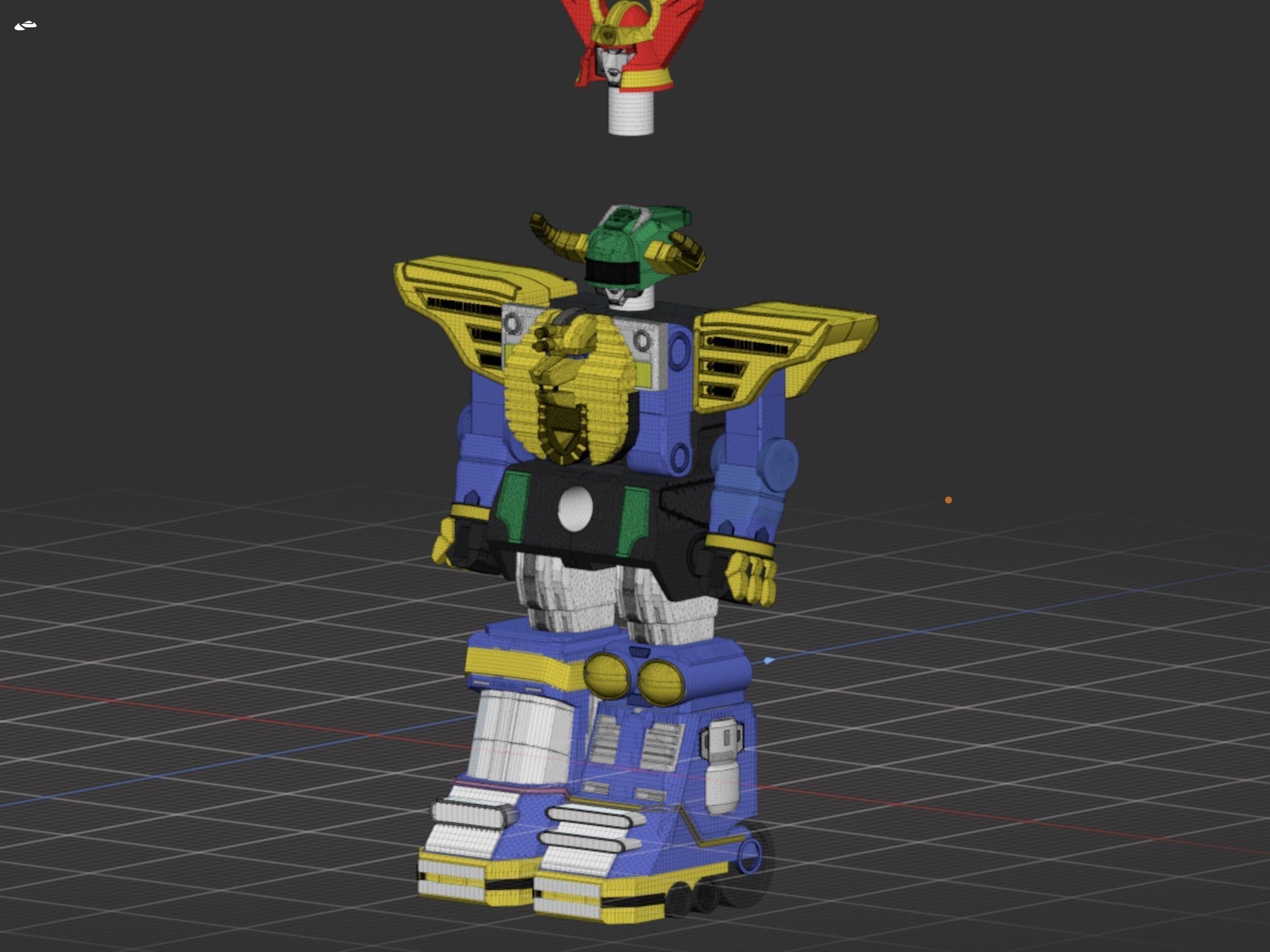 POWER RANGERS ZEO MEGAZORD 3D print model_1