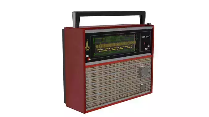 Radio 3D model