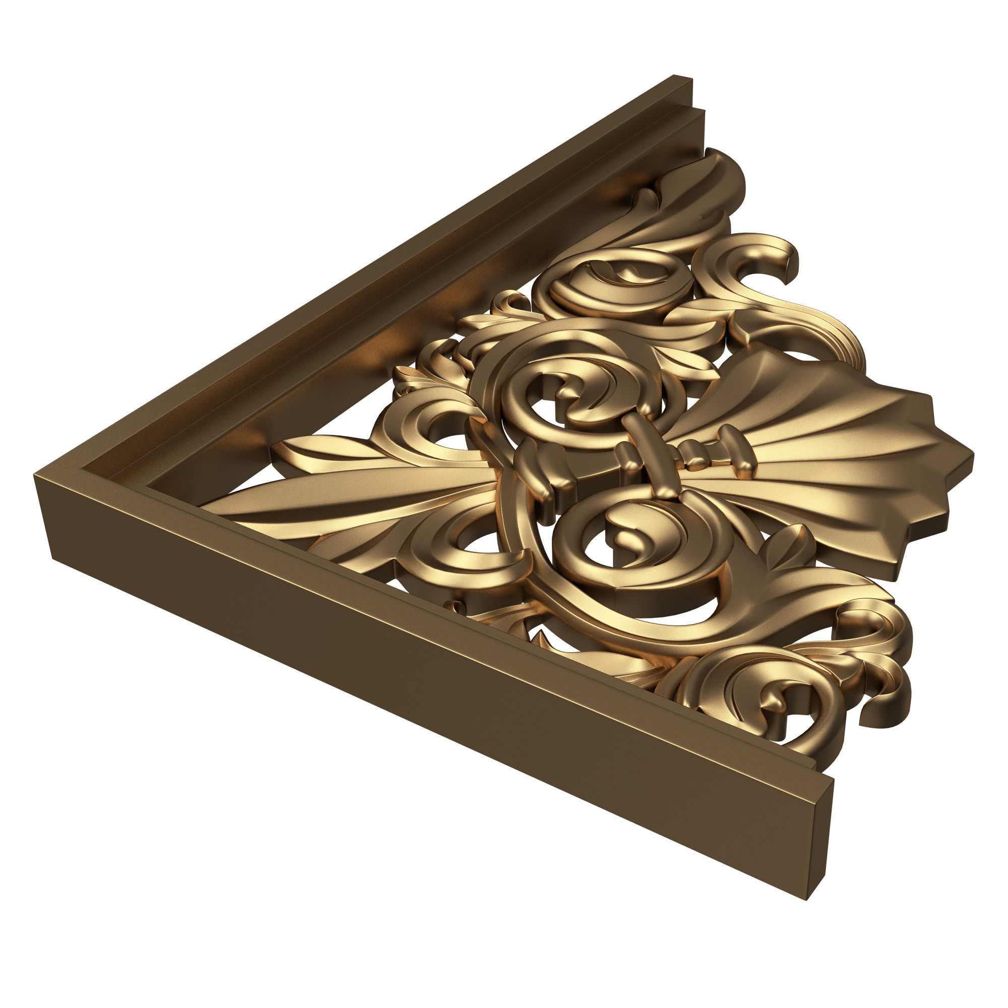 Stair Brackets 03 Low-poly 3D model_5