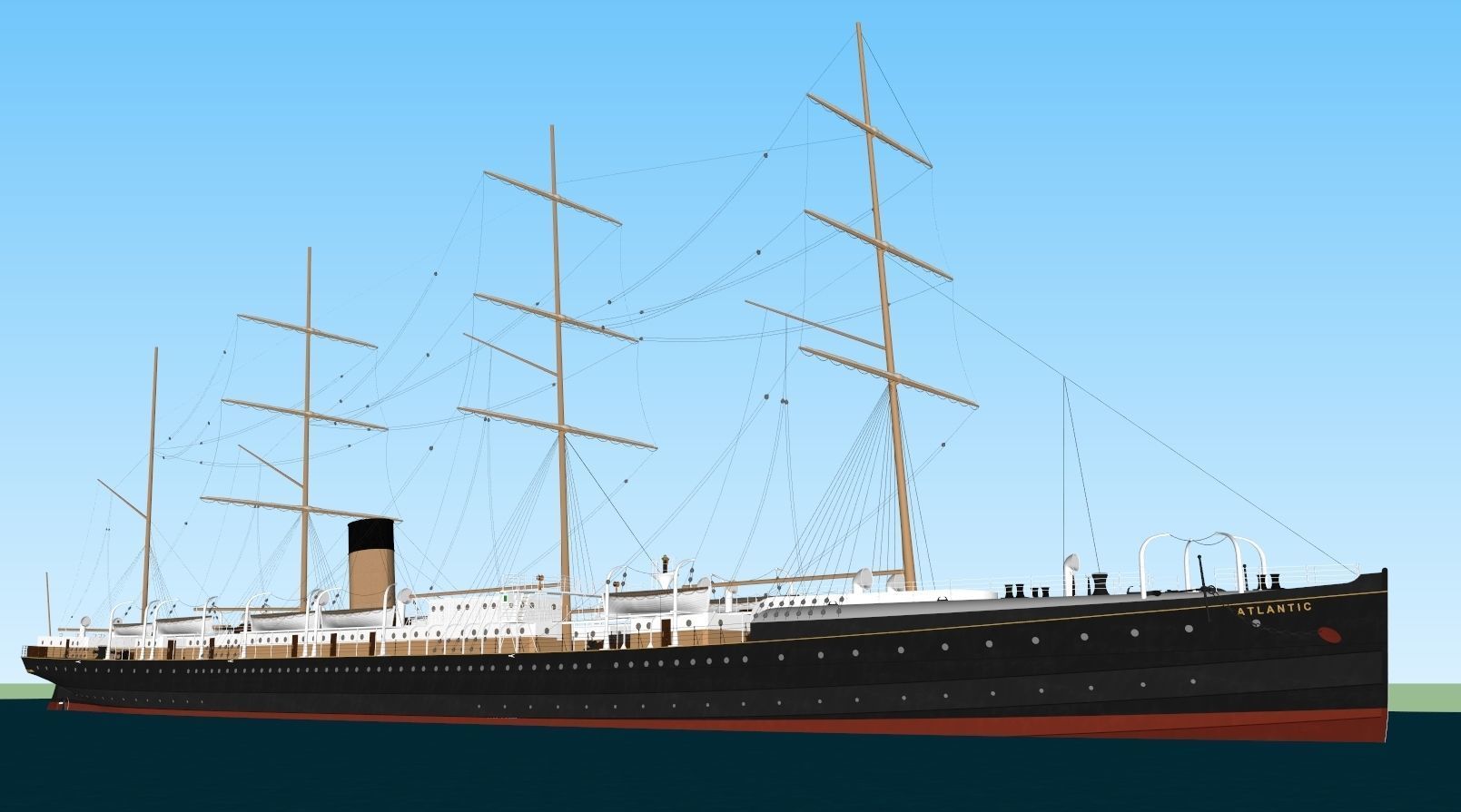 SS Atlantic 3D model_0