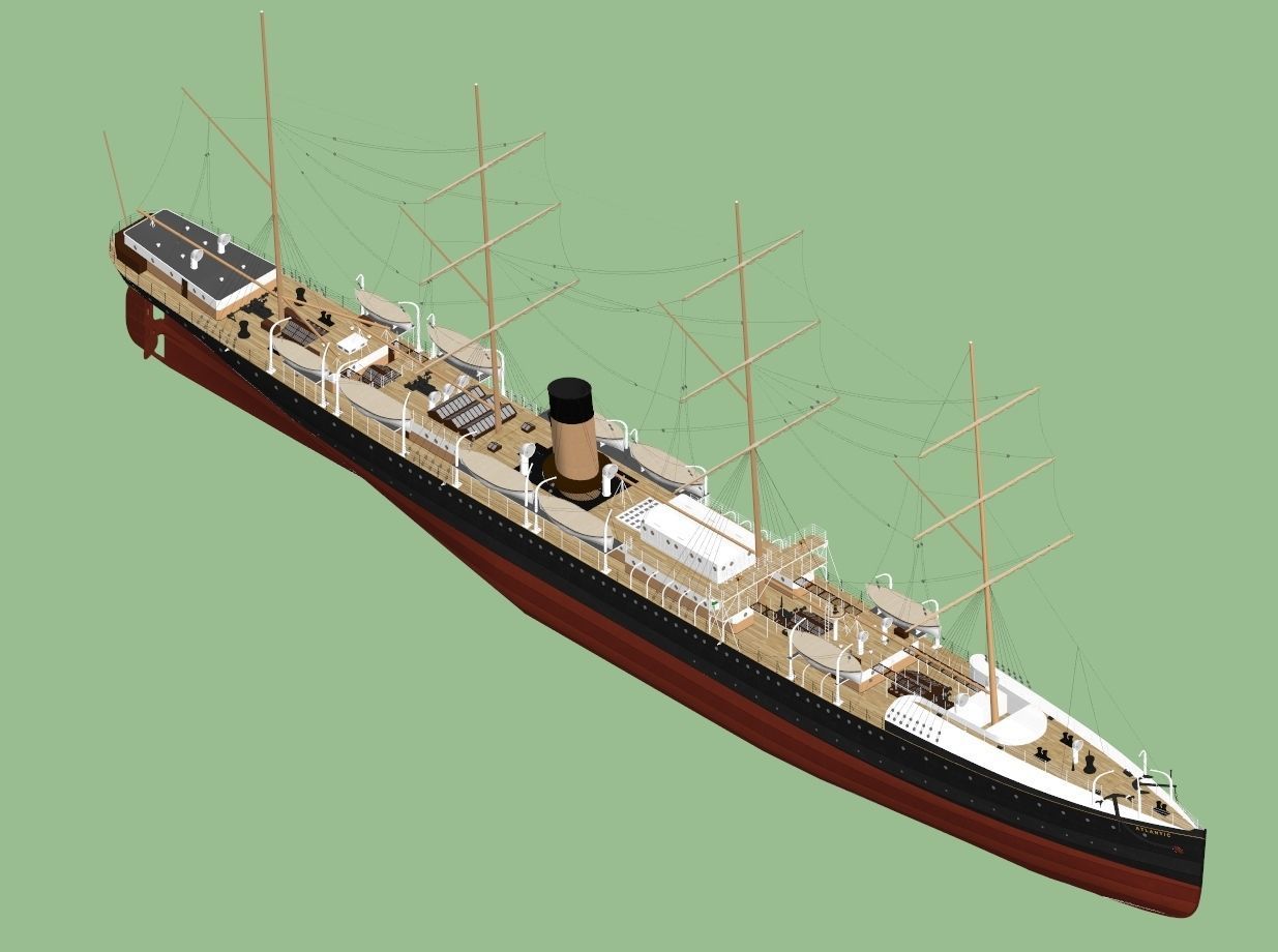 SS Atlantic 3D model_5
