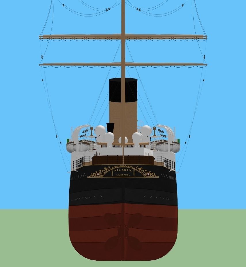SS Atlantic 3D model_3