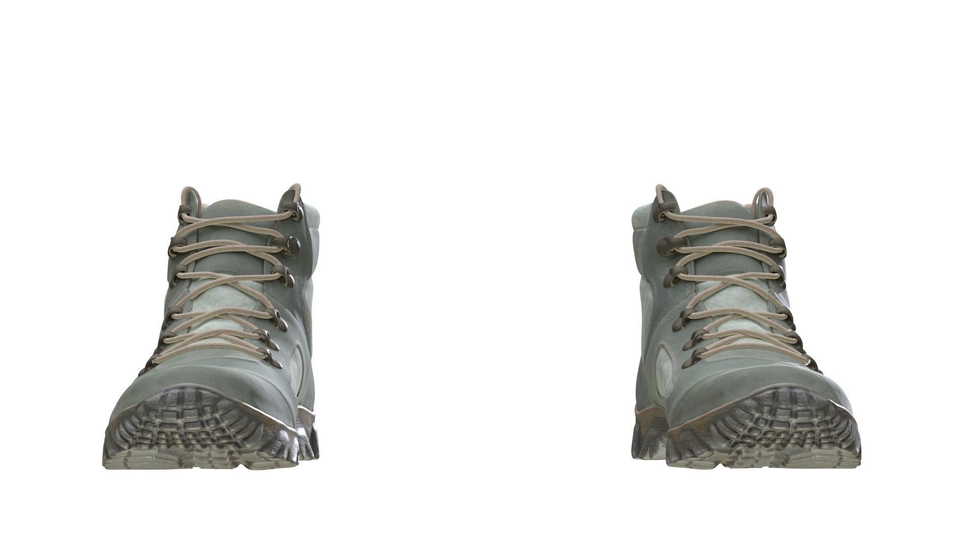 Boots Low-poly 3D model_6