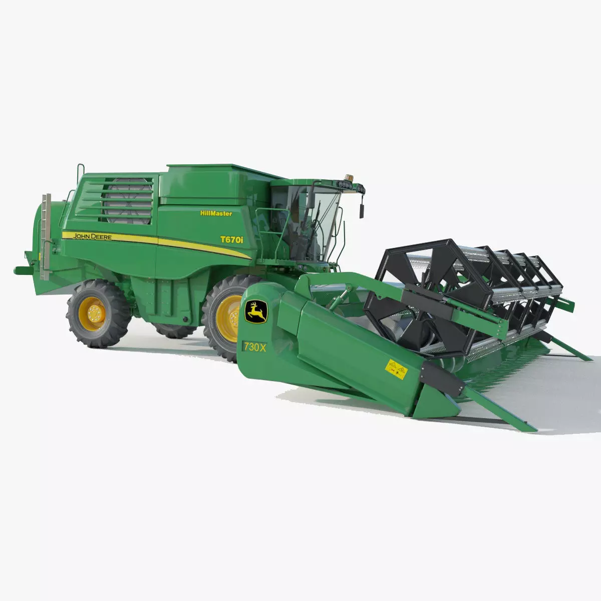 John Deere T670i Harvester 3D model