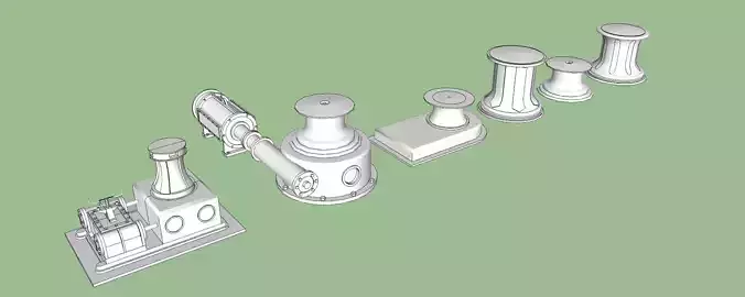 Steam Capstan 3D model