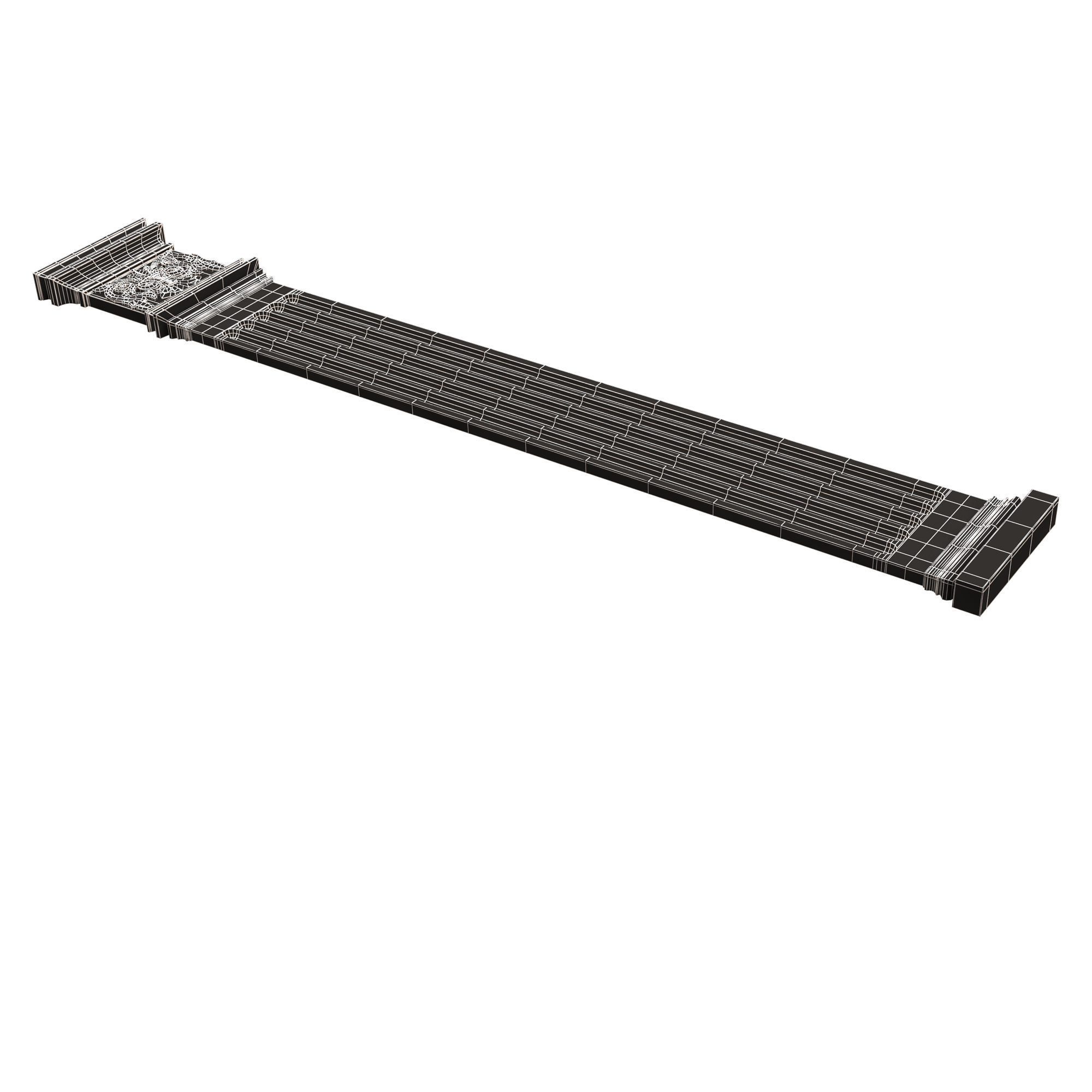 Column Capital 01101 Low-poly 3D model_17