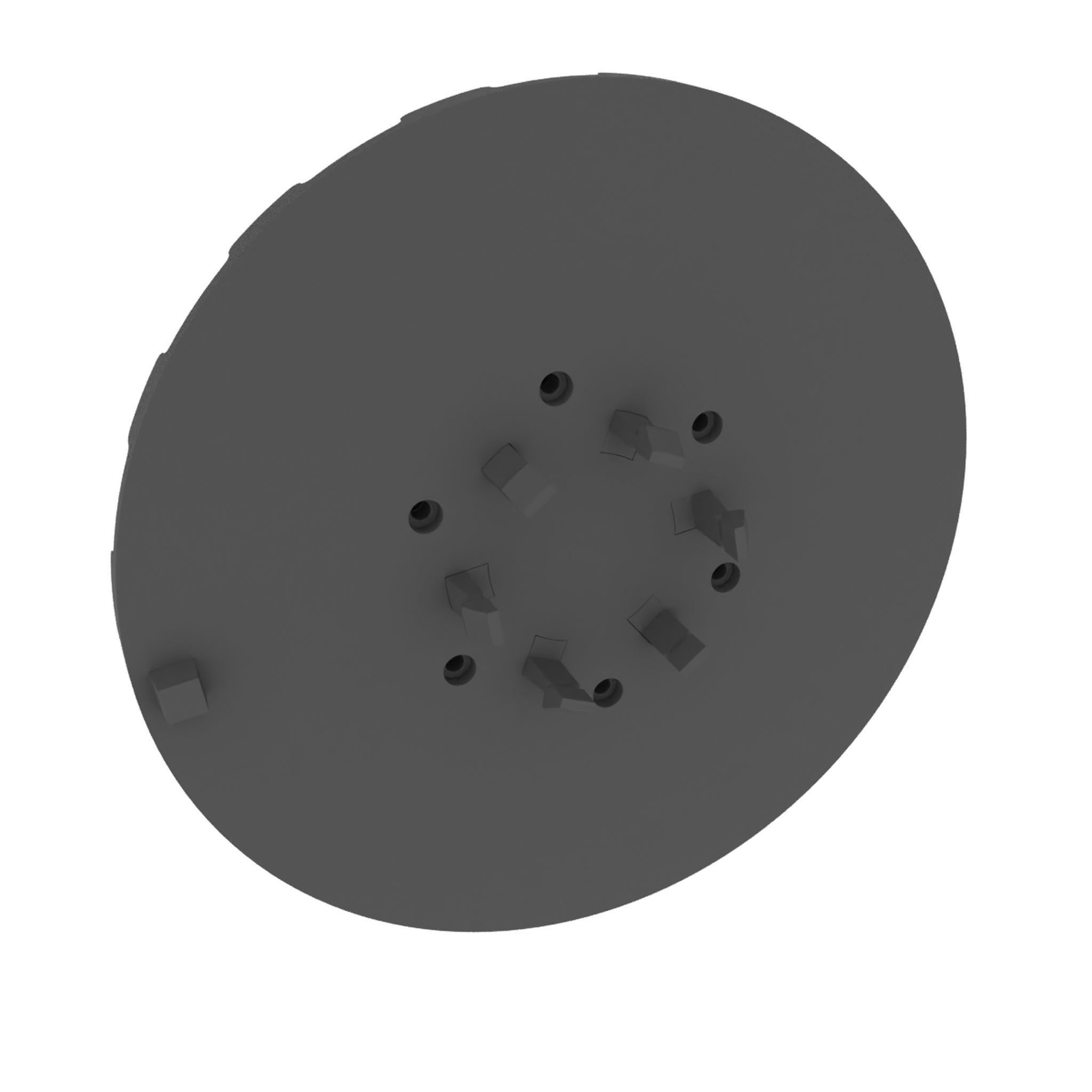 Wheel cap BBS RS R15-R17 3D print model_7