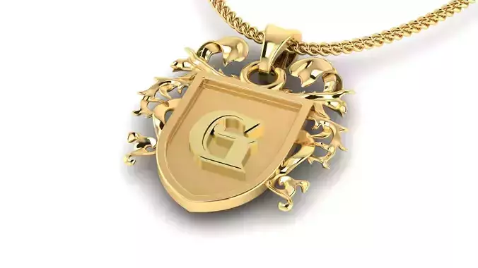 Letter- G - Pendant Name