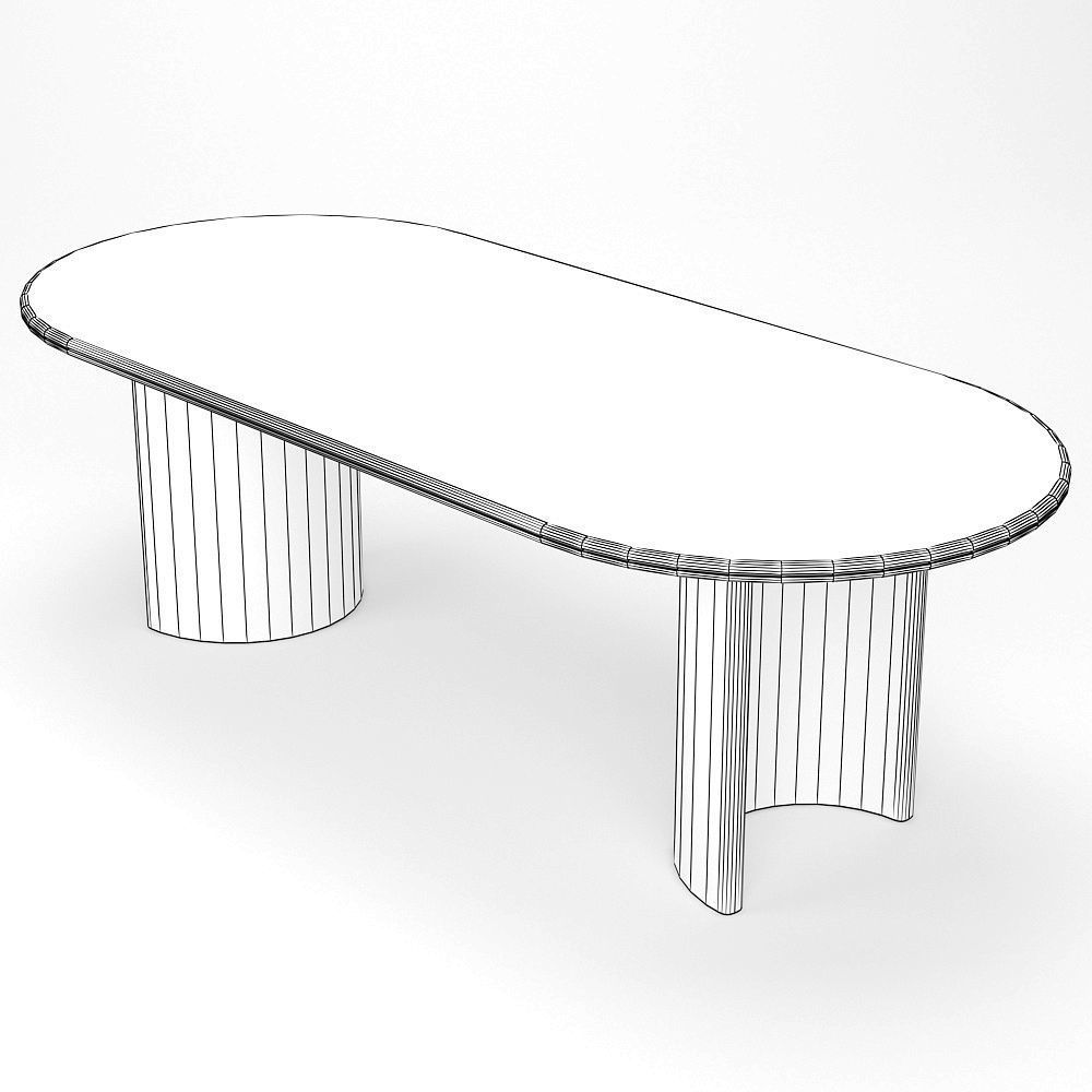 Dining set 33 Free 3D model_5