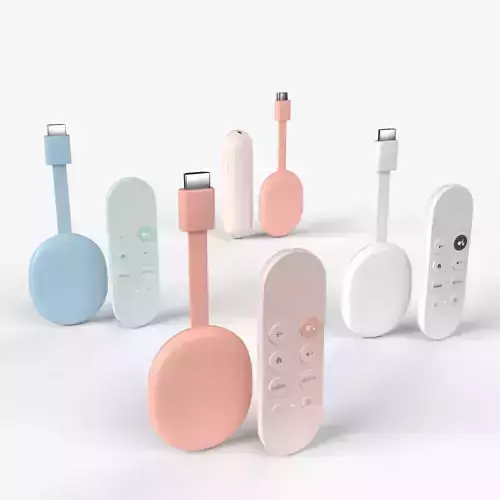 Chromecast with Google TV  All Colors 2023 3D model