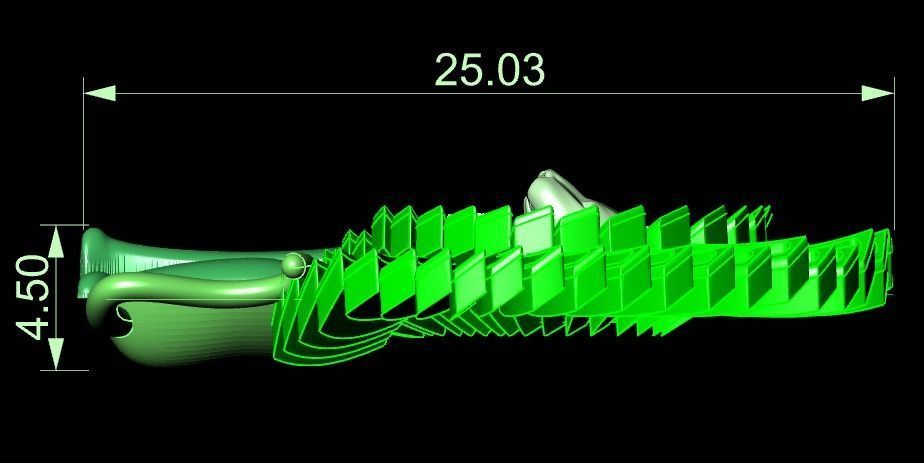 Egyptian cat 3D print model_16