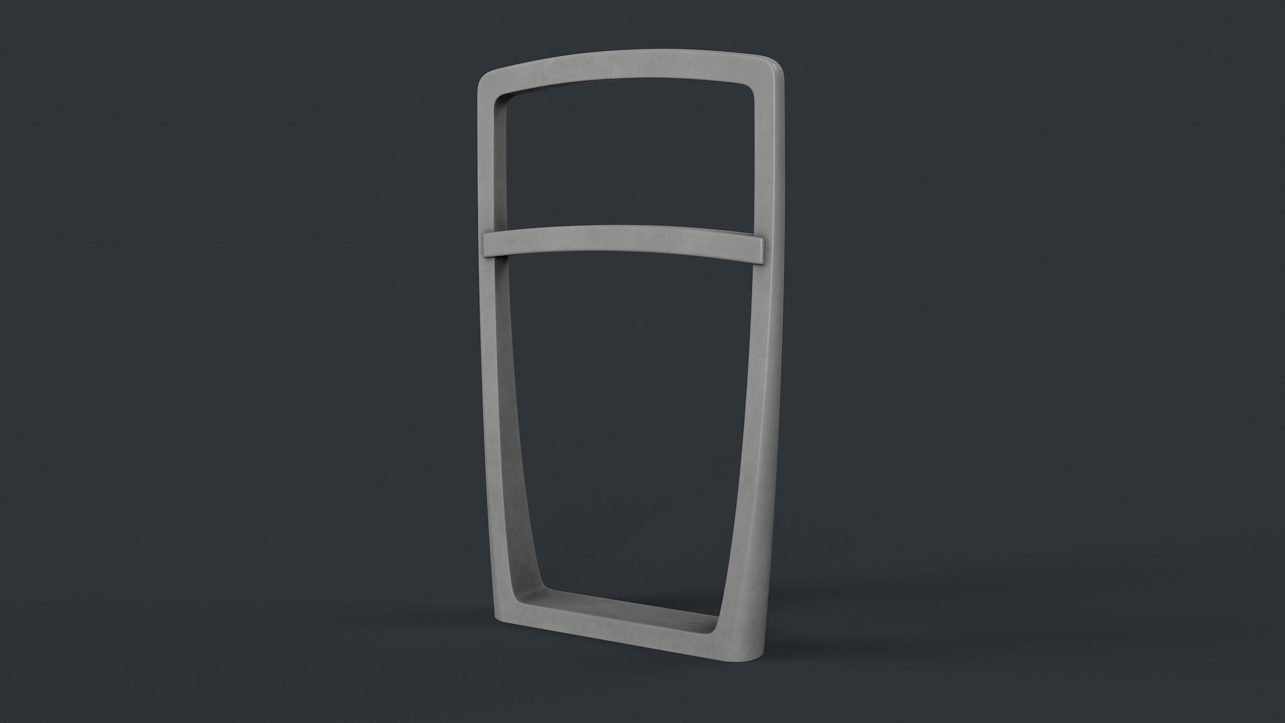 Bike Rack 24 PBR Game Ready Low-poly 3D model_5