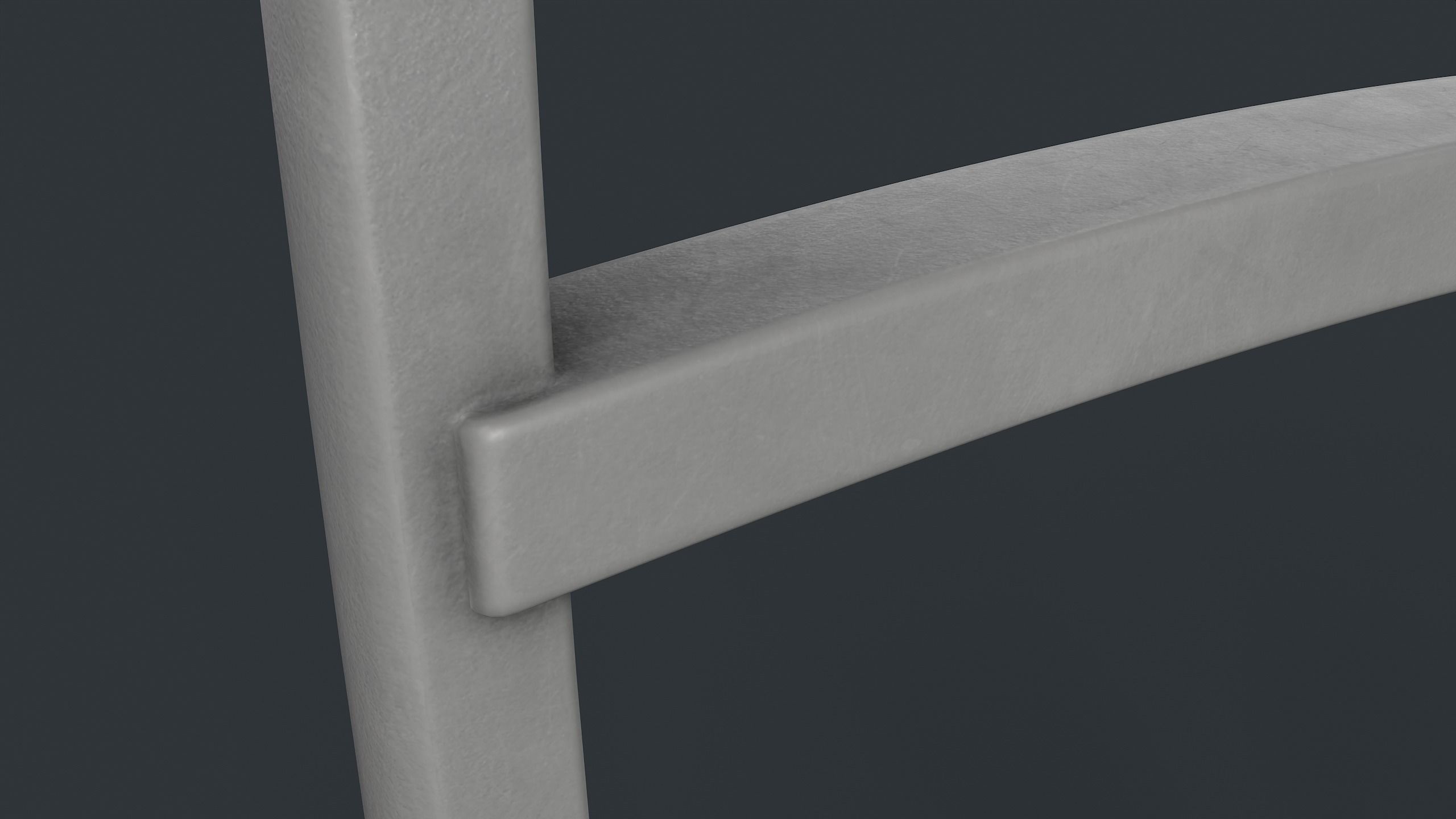 Bike Rack 24 PBR Game Ready Low-poly 3D model_11