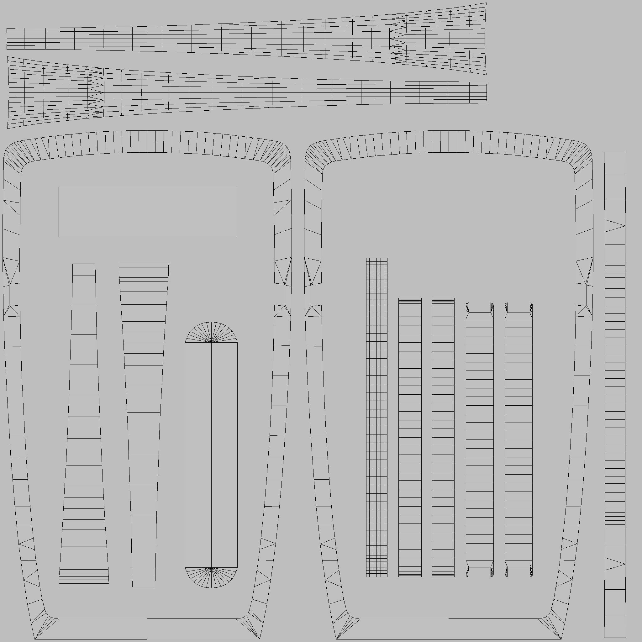 Bike Rack 24 PBR Game Ready Low-poly 3D model_18
