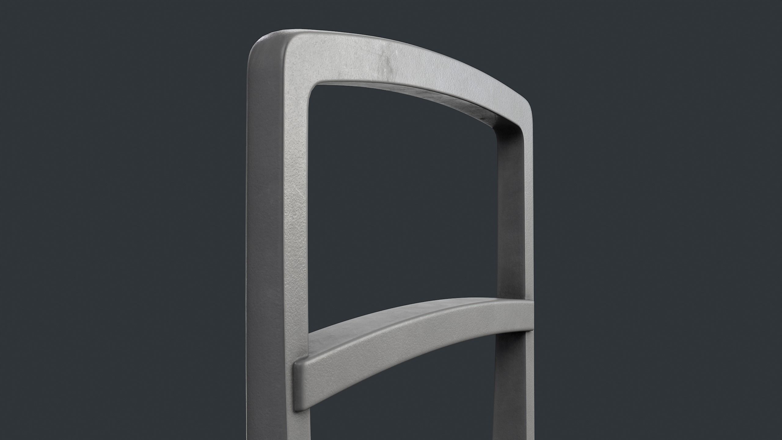 Bike Rack 24 PBR Game Ready Low-poly 3D model_10