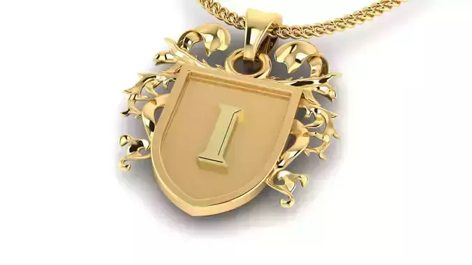 Letter- I - Pendant Name