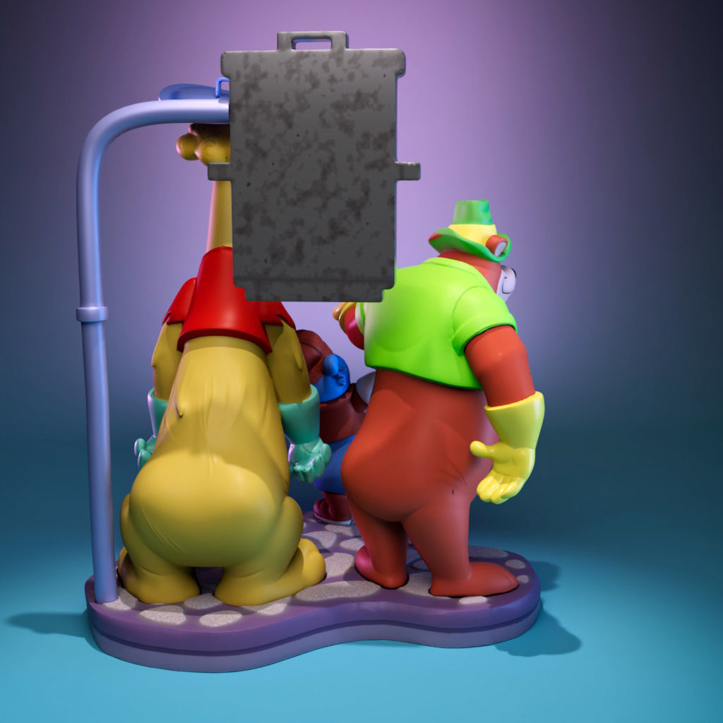 CB - Bears 3D print model_3