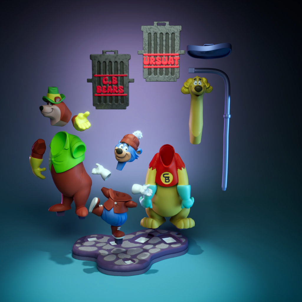 CB - Bears 3D print model_5