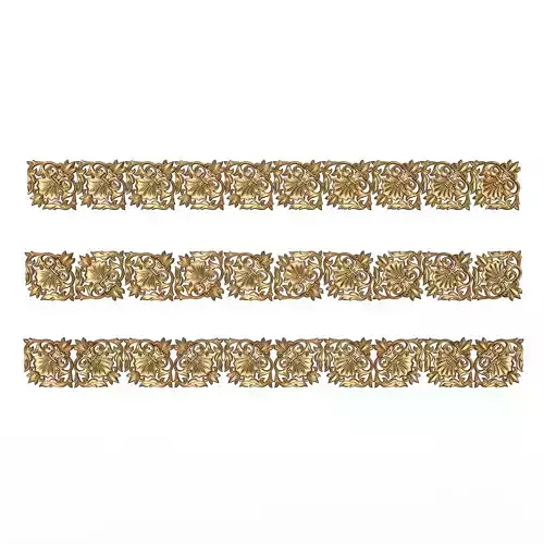 Ornament Element Molding 034 Low-poly 3D model