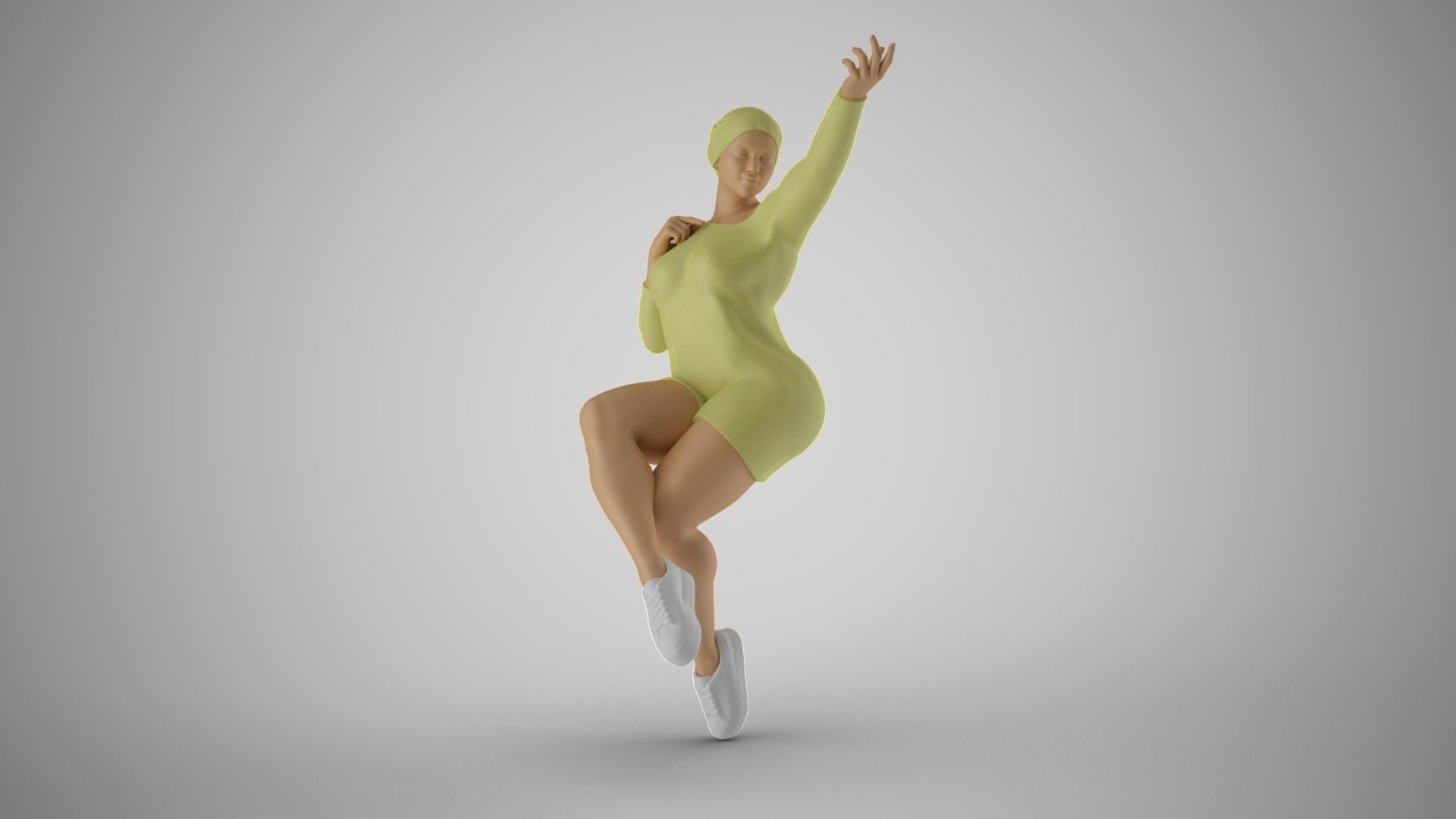 City Girl 2 3D print model_11