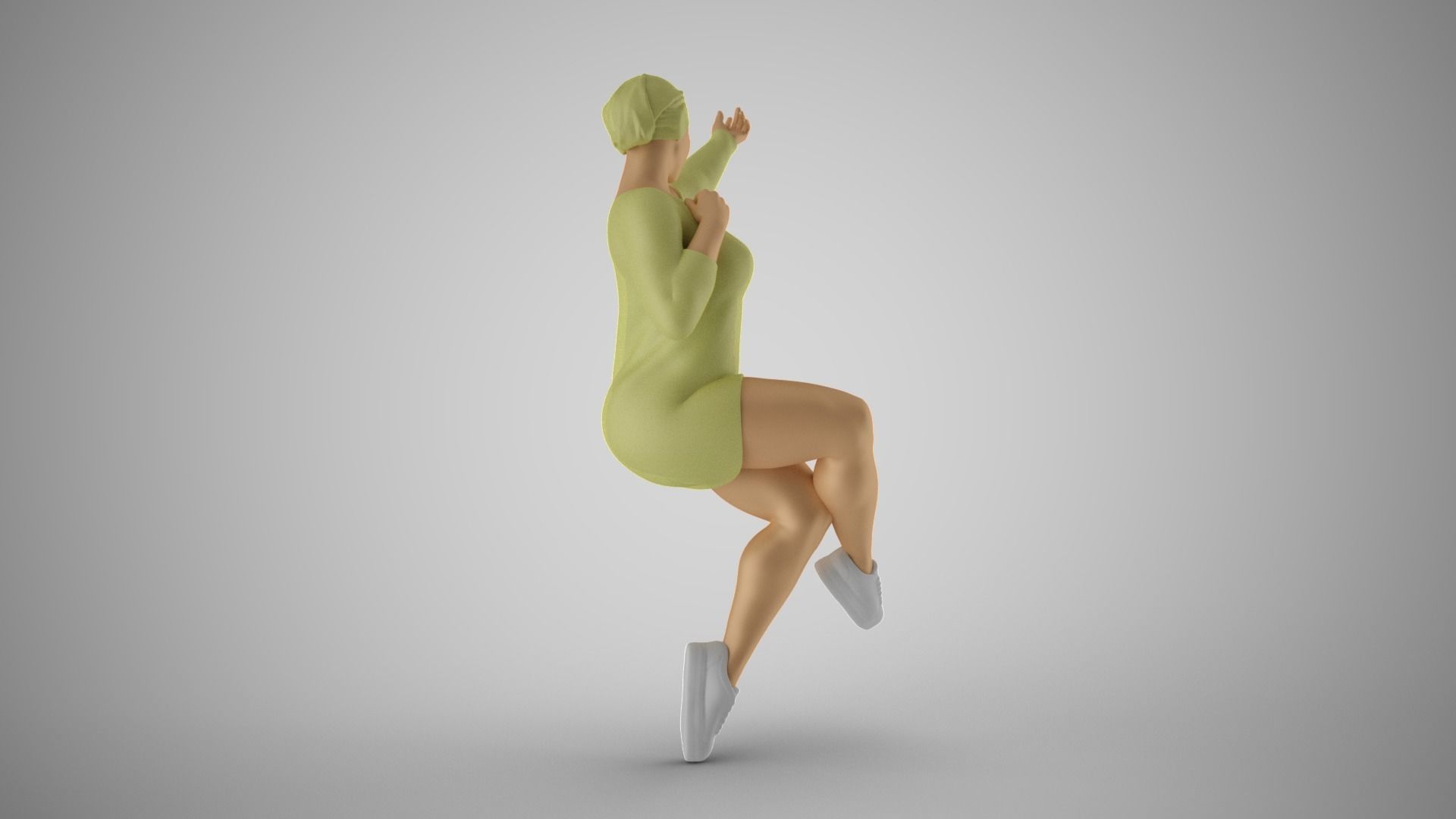 City Girl 2 3D print model_6