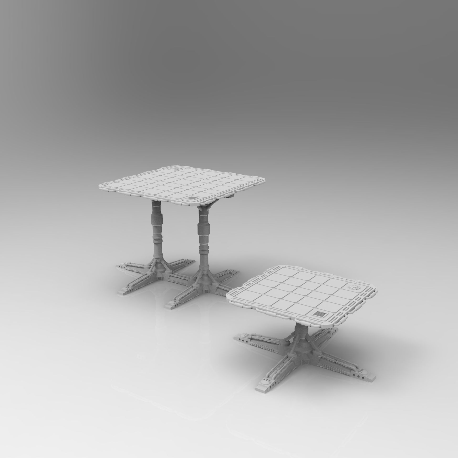 Modular Walkways 3D print model_2