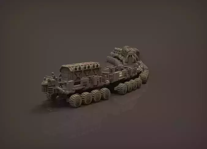 Wasteland Grav Cargo Train 3D print model