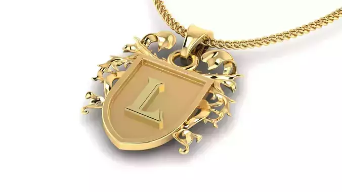 Letter- L - Pendant Name