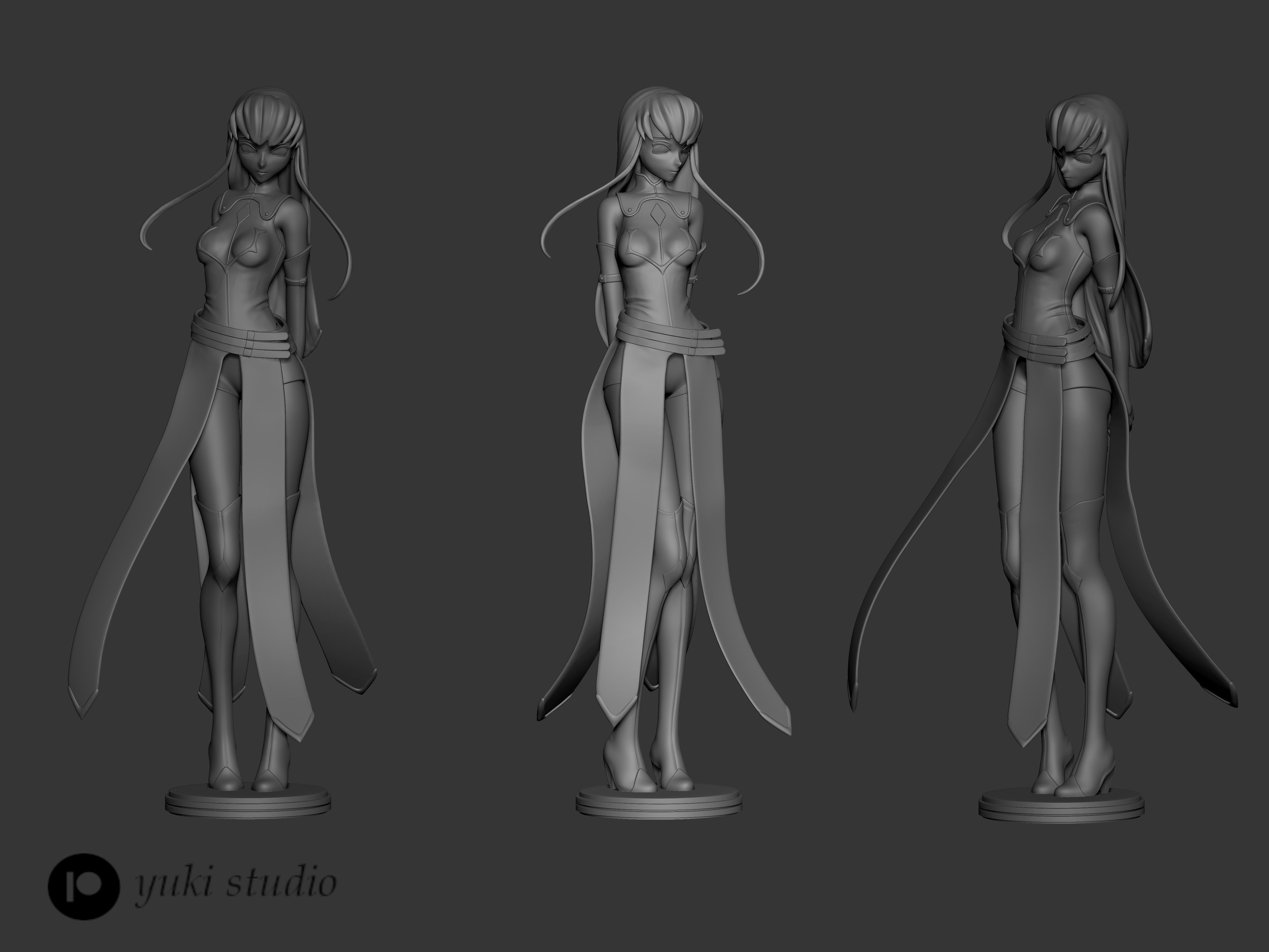 CODE GEASS CC - AUGUST CHARACTER 2022 3D print model_1