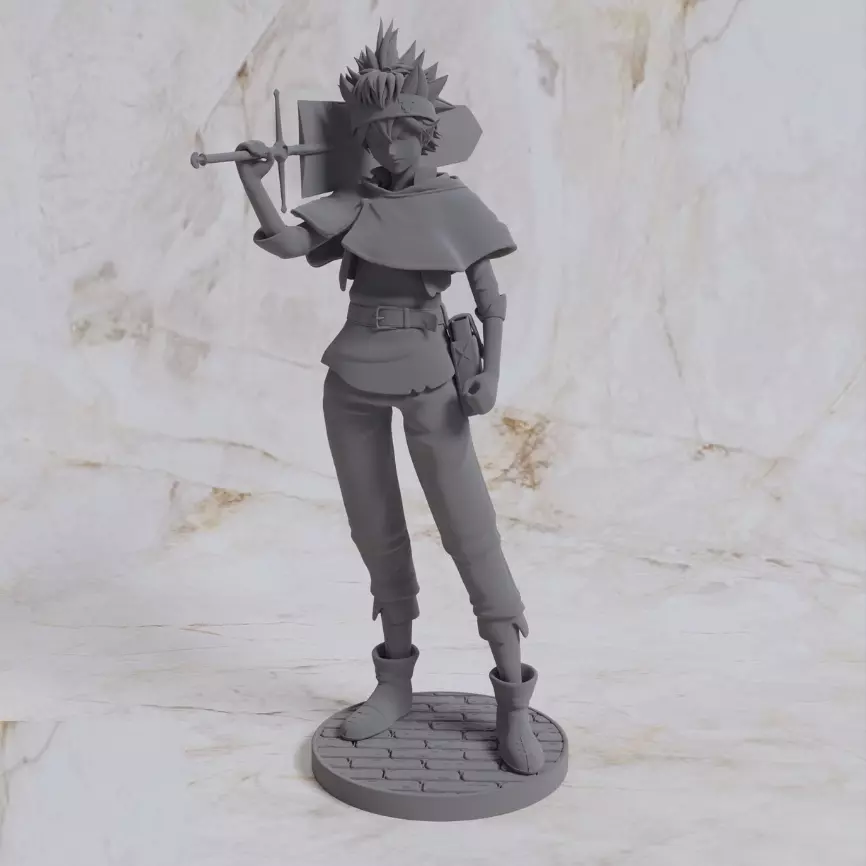 ASTA - BLACK CLOVER JUNE CHARACTER 2023 3D print model