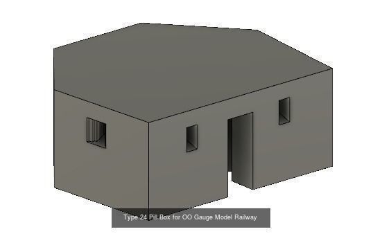 Model Railway OO Gauge Buildings and Structures  3D Model Collection_2