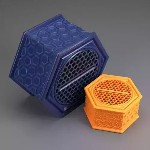 HEXAGONAL PIGGY BANK