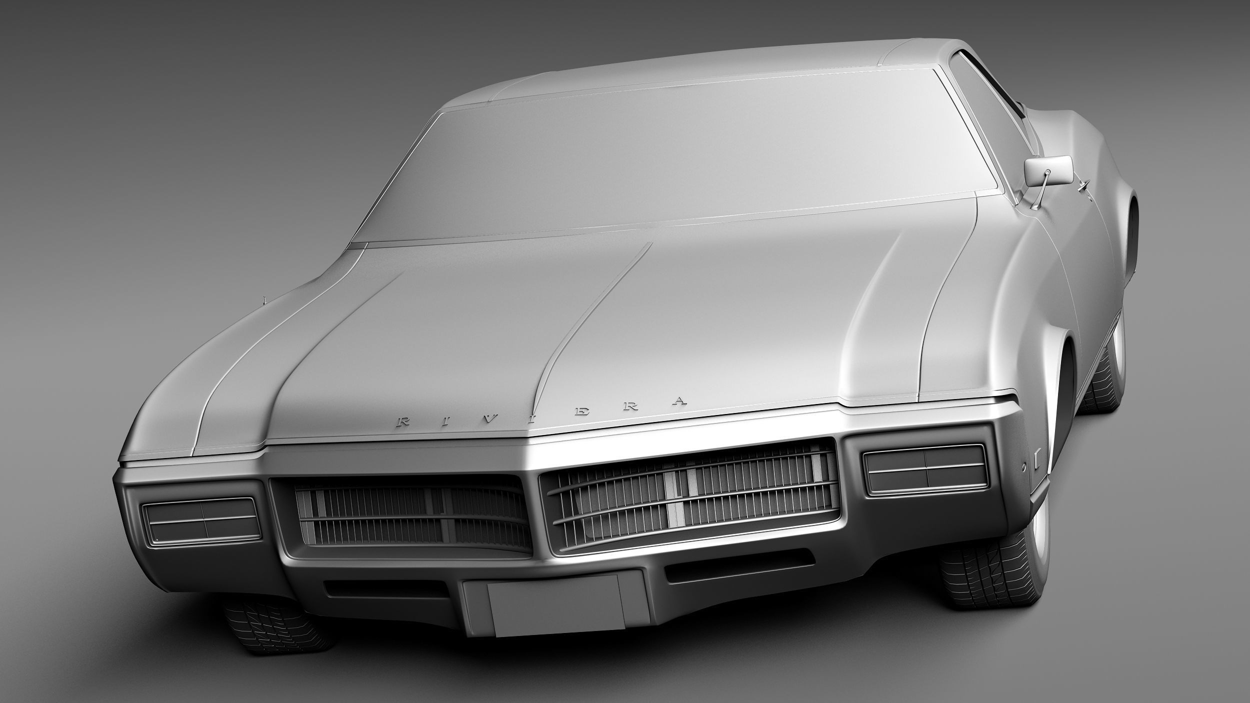 Buick Riviera 1969 3D model_9