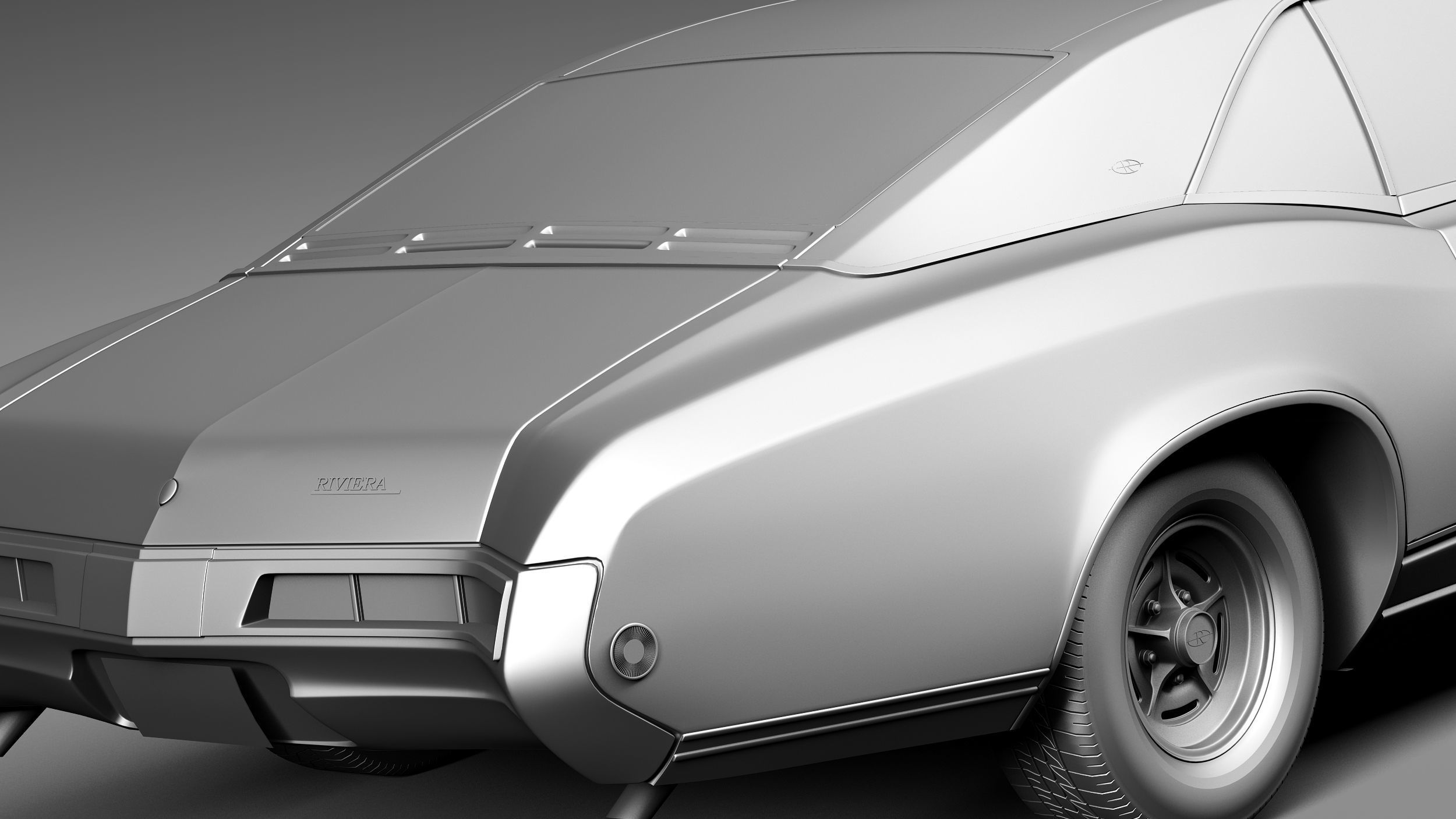 Buick Riviera 1969 3D model_11