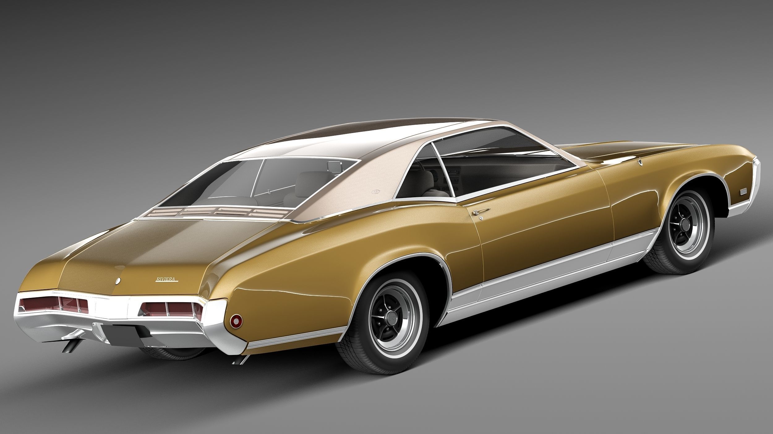 Buick Riviera 1969 3D model_4