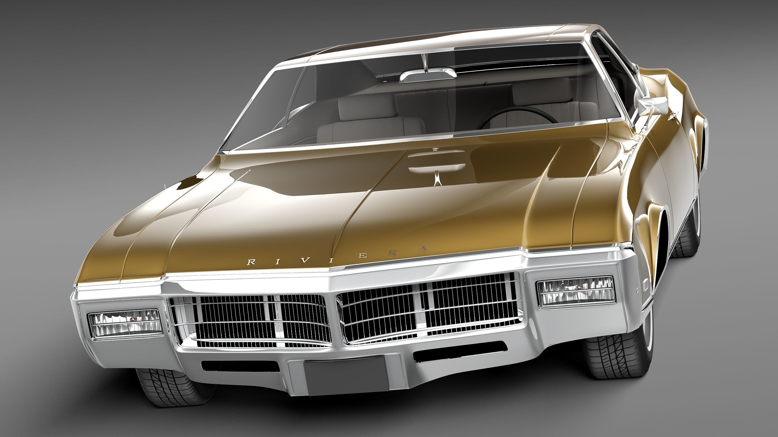 Buick Riviera 1969 3D model_1