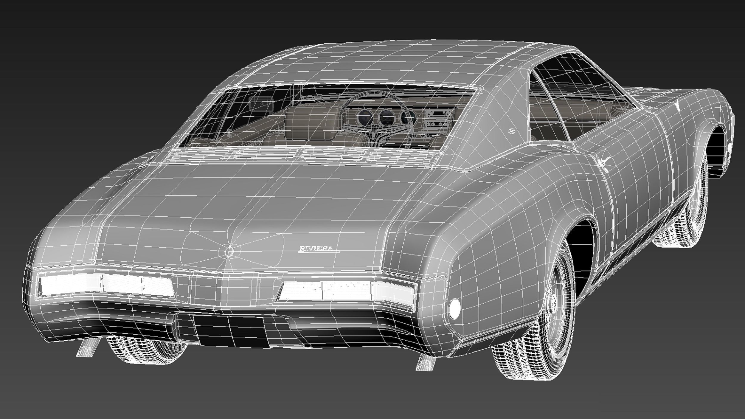 Buick Riviera 1969 3D model_18